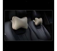 2 pezzi cuscino per il collo dell'auto in pelle PU accessorio per interni