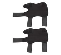 2 Pezzi Cuscino per Stampella Ortopedica, Protezione Gomito Nero | Rimovibile, Compatibilità per Stampelle Avambraccio e Gomito, Superficie Antiscivolo Traspirante