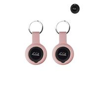 2 pezzi, custodia in silicone per MiLi LifeTag/MiTag, Reyke Smart Tag, Reyke Smart Tag con fori precisi e materiali ecologici di alta qualità, antigraffio, antiurto, piacevole al tatto, rosa