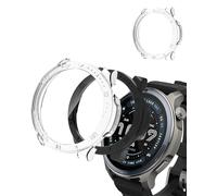 (2 pezzi) Custodia per Amazfit Balance 2 XT, Yystao Hard PC Mezzo Gamma Compatibile con Amazfit Balance 2 XT 47 mm, antiurto, leggera, nero e trasparente