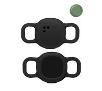 2 pezzi, custodia protettiva per Motorola Moto Tag anti-perdita tracker custodia in silicone, antigraffio, durevole, impermeabile, anti-caduta, cani, gatti, colore nero