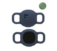 2 pezzi, custodia protettiva per Motorola Moto Tag anti-perdita tracker custodia in silicone, antigraffio, durevole, impermeabile, anti-caduta, cani, gatti, blu scuro