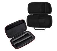 2 Pezzi Custodia Rigida per Microfono Wireless da Viaggio, Nera EVA | Resistente ad Acqua e Polvere, Chiusura Zip, per Accessori Microfonici e Anelli Colore