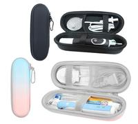 2 Pezzi Custodia Spazzolino Elettrico Orall B, Custodia Spazzolino Elettrico per Orall B iO/Orall B Pro/Philips Sonicare, Portatile Porta Spazzolino Elettrico da Viaggio, Astuccio Protettivo Rigido