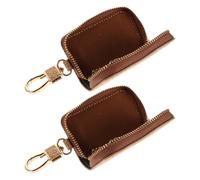 2 pezzi Custodia universale per portachiavi in PU, organizer universale,