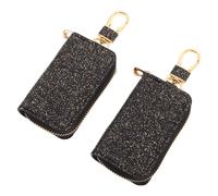 2 pezzi Custodia universale per portachiavi in PU, organizer universale,