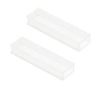 2 Pezzi Cuvetta Ottica in Vetro per Analisi Comparativa, 5 MM | Compatibile Spettrofotometri, per Campioni Liquidi, Intervallo Spettrale 722-751, Uso in Laboratori Farmaceutici