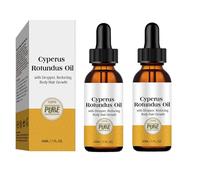 2 Pezzi Cyperus Rotundus Oil | 60 Ml Olio di Cipro Rotundus | Olio di Cipero Puro per La Depilazione | Olio per Il Corpo Cyperus Rotundus per Il Trattamento Dei Pelo Incarniti