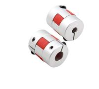 2 pezzi D25L30 Giunto flessibile for albero motore in alluminio Plum Giunto flessibile for stampante 3D Servomotore passo-passo(6x6)