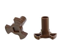 2 pezzi da 0,94 "accoppiatore per giradischi a microonde, supporto per guida a rulli per giradischi per forno a microonde con porta "D", (lunghezza dell'albero: 0,94 "/ 24 mm)
