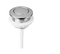 2 pezzi da 10,5 cm, pulsante rotondo for WC, ABS, for a scarico singolo, risparmio idrico, for casa, bagno, hotel, luoghi pubblici Per Sciacquone Del Wc