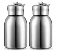 2 pezzi da 10 once Mini bottiglia d'acqua in acciaio inossidabile sottile isolata termicamente piccola sottovuoto caldo freddo sfusa