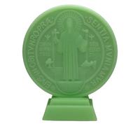 2 pezzi da 12,7 cm di croce benedettina, fornisce illuminazione notturna per i fedeli e le pratiche spirituali che brillano nelle croci scure