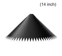 2 pezzi da 14 pollici for lo scoiattolo for la guardia dello scoiattolo for cibi for uccelli for mangiatoia for mangiatoia uccelli (2% 14 pollici)