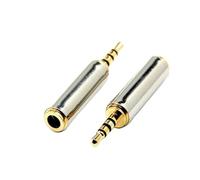 2 pezzi da 2,5 mm maschio a 3,5 mm femmina adattatore audio convertitore di qualità premium cuffia auricolare auricolare 3 jack ad anelloAgile e professionale.