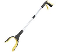 2 Pezzi da 32 Pollici Extra Lunghi Pieghevoli raccoglitori di Portata raccoglitori di rifiuti raccoglitori di rifiuti aiuti for la Mobilità Che raggiungono Utensili manuali for Anziani(Yellow)