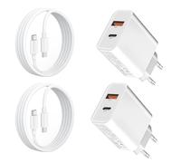 2 pezzi da 45 W USB C caricabatterie e cavo di ricarica per Samsung S25 Ultra/S25 Edge/S24 FE/S23 Plus/S22 S21 Galaxy A56 5G/A16 A17 A57 A26 A36 A25 A55 A35 A54 A535353 A53 A5/Z Fold 6 7/Z Film. p