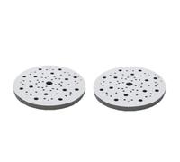 2 pezzi da 6 pollici 150 mm 70 fori spugna morbida interfaccia pad for tamponi abrasivi dischi abrasivi velcro platorelli di supporto for levigatrice lucidatrice