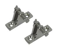 2 pezzi da 60 mm in acciaio inossidabile 316 cerniera del ponte laterale compatibile con perno di rilascio rapido hardware della barca marina e fitta universale