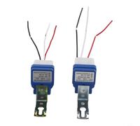 2 pezzi DC 12 V 24 V sensore crepuscolare interruttore automatico on/off per lampione stradale LED lampada stradale cortile 10 A