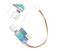 2 pezzi DC12V per controller di velocità della ventola PWM con interruttore per ventole del telaio, funzione di riduzione del rumore, supporta 4 fili per ventole PWM con limite di corrente inferiore a