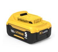2 pezzi DCB184 Sostituzione per Dewalt Batteria 18V 5.0Ah con DCB107Sostituzione per Dewalt Caricabatterie DCB200 DCB180 DCB181 DCB182 DCB201 DCB204 DCB127 DCB112 DCB15