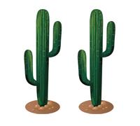 2 pezzi Decorazione per la casa/giardino, Grande cartello da giardino esterno a forma di cactus messicano, Crea facilmente un paesaggio in stile deserto, Impermeabile e durevole, Può essere posizionat