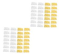 2 Pezzi Decorazioni da Tavolo per Feste Capodanno Confetti Decorativi e Confezione per Creare Uniche e Festive