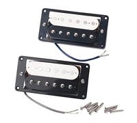 2 Pezzi Del Collo Guitars Elettrici Guitars Humbucker Pickups Con Le Viti Della Cornice Set Bianco Bianco Pickup chitarra elettrica