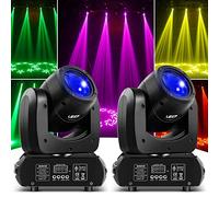 2 pezzi DELIBANG 100W Teste Mobile 8 prismi DMX-12CH RGB LED luci da palcoscenico con 8 gobos rotanti+12 colori (Magazzino tedesco) Sonoro/Auto Luce discoteca per feste DJ Bar Halloween Matrimonio