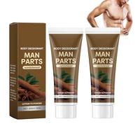 2 Pezzi Deodorante Multi-attivo Crema, Deodorante Deoactive Crema, Crema Corpo Nutriente e Lenitiva con Funzione Deodorante a Lunga Durata, Sensazione di Freschezza Durevole, Per Tutti i Tipi di Pelle