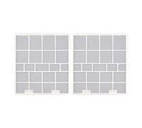 2 Pezzi Di Accessori For Filtri Aria Condizionata, Accessori For Coperture Antipolvere For Condizionatori D'aria, Filtro Purificatore Antipolvere Su Misura(34x38cm)