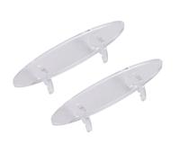 2 Pezzi Di Acrilico Penna Supporto Display Stand Trasparente Porta Spazzole