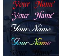 2 pezzi di adesivi rifrangenti con lettere personalizzabili - possono essere applicati su qualsiasi superficie liscia, adesivi per auto esterni, non danneggiano la vernice dell'auto, non si staccano f