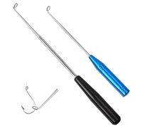 2 Pezzi di Ami da Pesca in Acciaio Inossidabile Dispositivo di Rimozione, Attrezzo per La Rimozione degli Ami da Pesca, Pesca Slamatura Slamatore, Estrattore Gancio Portatile per La Pesca