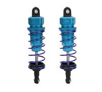 2 pezzi di ammortizzatori anteriori regolabili a pressione d’olio per RC da 92 mm, ammortizzatore per auto RC 1/10, ammortizzatori di upgrade in lega di alluminio per ZD Racing, (Blu)