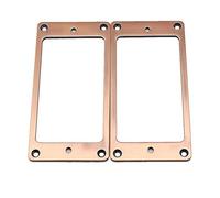 2 Pezzi Di Anelli Di Montaggio Per Pickup Piatti Con Cornice Di Copertura Dell'anello Pickup In Metallo Per Chitarra LP/SG parti di chitarra(Red)