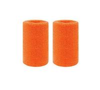 2 pezzi di asciugamano sportivo polsiere tennis fasce antisudore protezione polso for basket pallavolo padel fitness fasce antisudore polsiera Per Protezione O Sport(2pcs orange 11 cm)