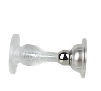 2 pezzi di aspirazione della porta Fermaporte Magnetici | Fermaporta for porta anti-collisione con forte tocco muto for la casa dell'hotel(Transparent)