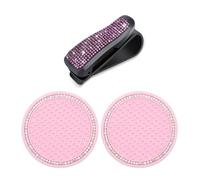 2 Pezzi Di Auto Da Strada, 1 Pezzo Di Clip Di Strass, Cuscinetto Da Scivolo, Interno Dell'Auto, Auto-Accessi Per Donne.
