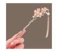 2 pezzi di bacchette classiche color pesca, placcate in oro, for chignon, accessori for capelli da donna per Capelli Decorativi Acconciatura(Style 25)