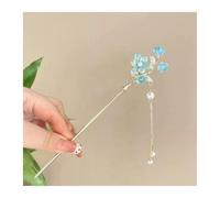 2 pezzi di bacchette classiche color pesca, placcate in oro, for chignon, accessori for capelli da donna per Capelli Decorativi Acconciatura(Style 24)