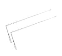 2 pezzi di bacchette da rabdomanzia in metallo bacchette da rabdomante