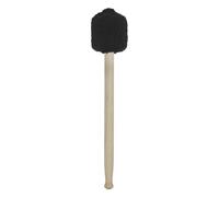 2 pezzi di bacchette in feltro lana con manico in acero, for grancassa, nere, accessori for strumenti a percussione in legno, parti batteria Per Strumenti A Percussione