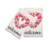 2 pezzi di bandiera da giardino per San , per cortile esterno,