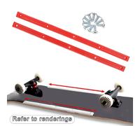 2 Pezzi di Binari per Tavole Da Skateboard Longboard, Protezione Dei Bordi con