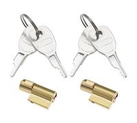 2 pezzi di blocco di traino con 4 chiavi di ricambio compatibili con Erde compatibile con Daxara compatibile con Maypole Rimorchi Accessori