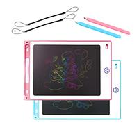2 pezzi di blocco per appunti LCD per schermo - Giocattoli per 2 3 4 5 6 anni ragazzi ragazze, tavolo da disegno per schermo, blocco per scarabocchi da 8,5 pollici,regalo per bambini (blu + rosa)