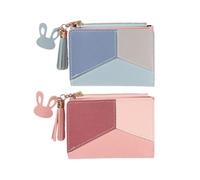 2 Pezzi Di Borsa A Lettere Corta Per Donne, Borsa Per Lettere In Pelle Pu, Portafoglio Semplice Elee, Forniture Da Viaggio.