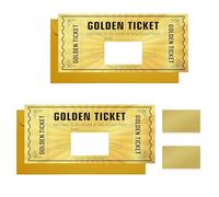 2 pezzi di buono da riempire da soli - biglietto d'oro, carta di compleanno, regalo di compleanno perfetto - idea regalo creativa per fidanzate e donne